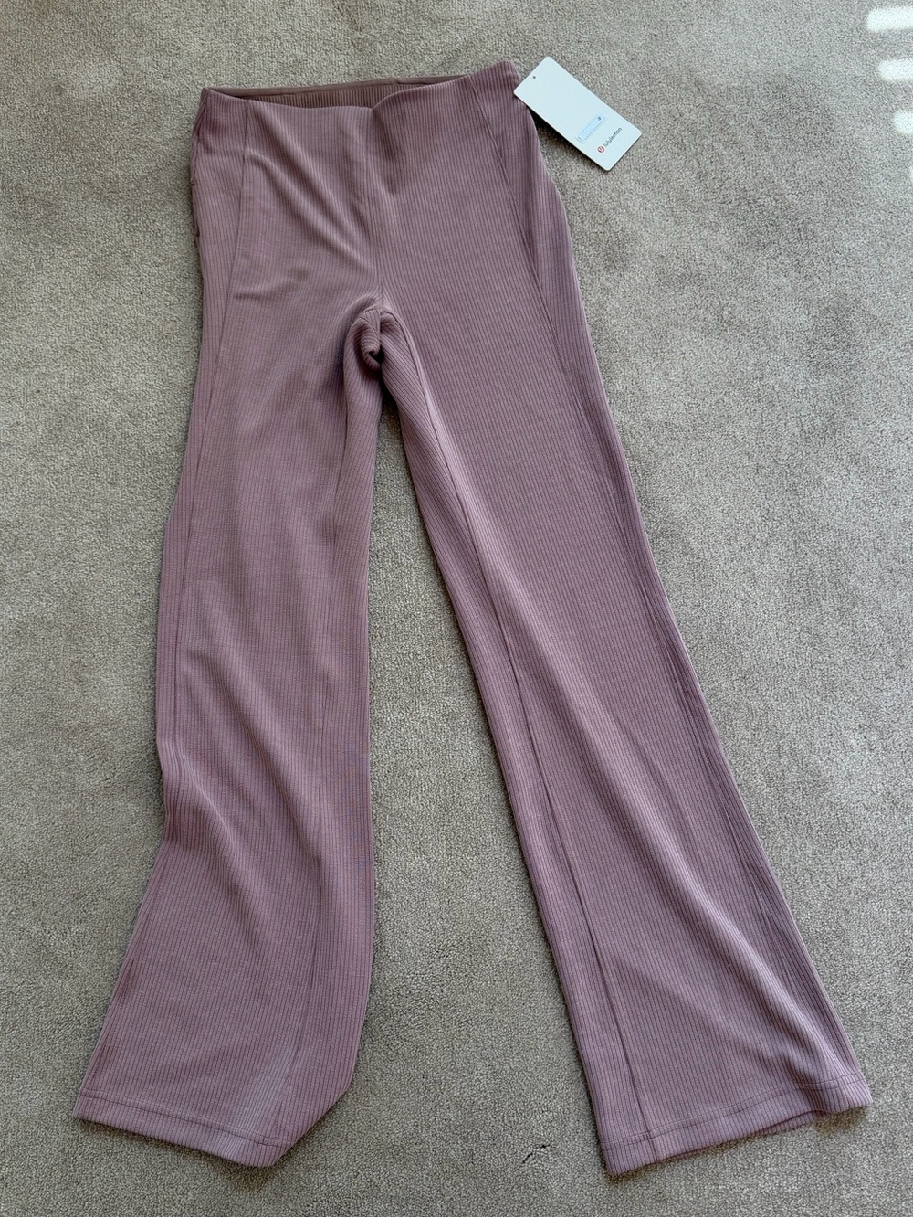 Lululemon ribbed Softstreme flare pants